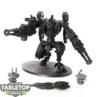 Tau Empire - XV104 Riptide Battlesuit - teilweise bemalt