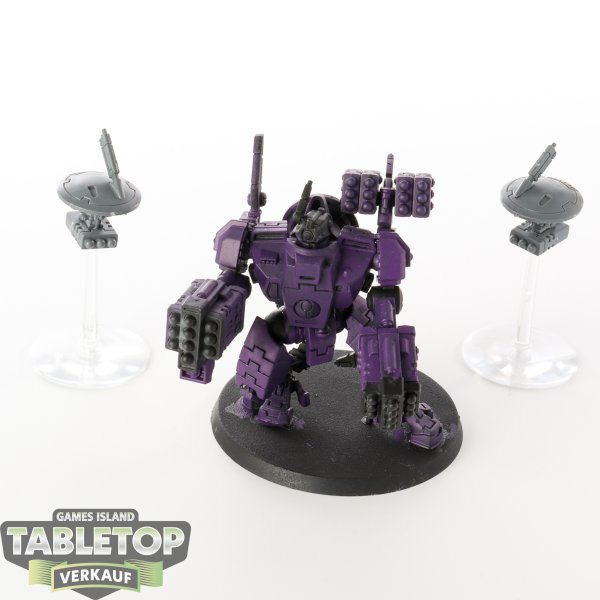 Tau Empire - XV88 Broadside Battlesuit - teilweise bemalt