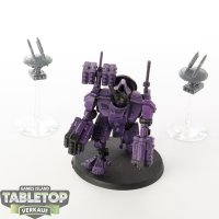 Tau Empire - XV88 Broadside Battlesuit - teilweise bemalt