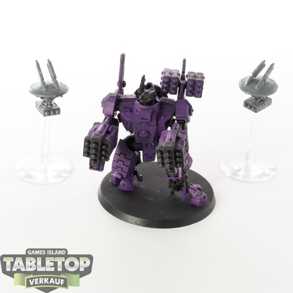 Tau Empire - XV88 Broadside Battlesuit - teilweise bemalt