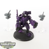 Tau Empire - XV88 Broadside Battlesuit - teilweise bemalt