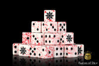 Baron of Dice - Blood Sacrifice 16mm Square Corner Dice (25)