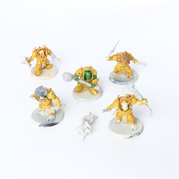 Orruk Warclans - 5 x Brutes - teilweise bemalt