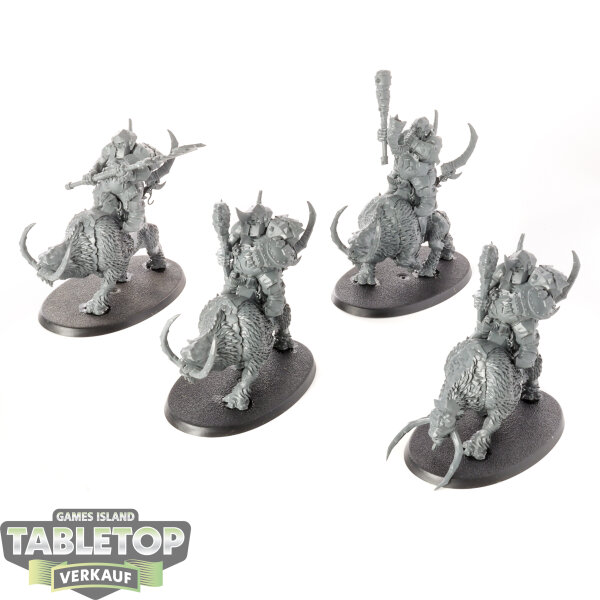 Ogor Mawtribes - 4 x Mournfang Pack - unbemalt