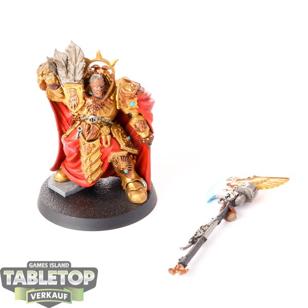 Adeptus Custodes - Captain-General Trajann Valoris - teilweise bemalt