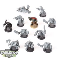 Orks - 11 - Ork Boyz - teilweise bemalt