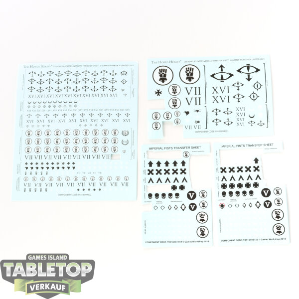 Horus Heresy - Diverse Transfer Sheet - Bitz