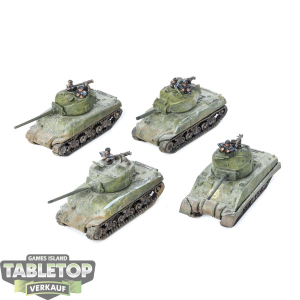 Flames of War - 4 - Sherman Tank - bemalt