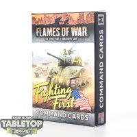 Flames of War - Fighting First Command Cards - englisch