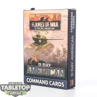 Flames of War - D-Day American Command Cards - englisch