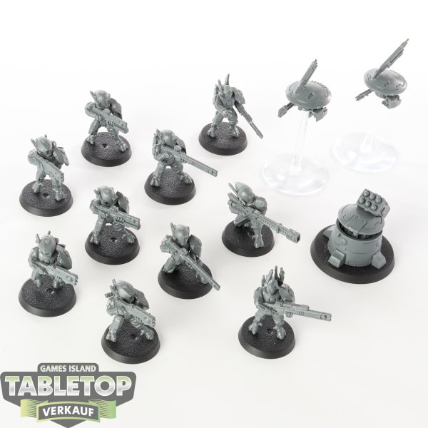 Tau Empire - Fire Warriors Strike Team - unbemalt