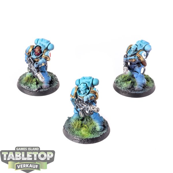 Ultramarines - 3 x Primaris Eradicators - bemalt