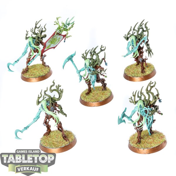 Sylvaneth - 5 Tree-Revenants - gut bemalt