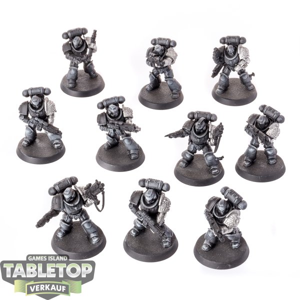 Deathwatch - 10 Primaris Intercessors - teilweise bemalt