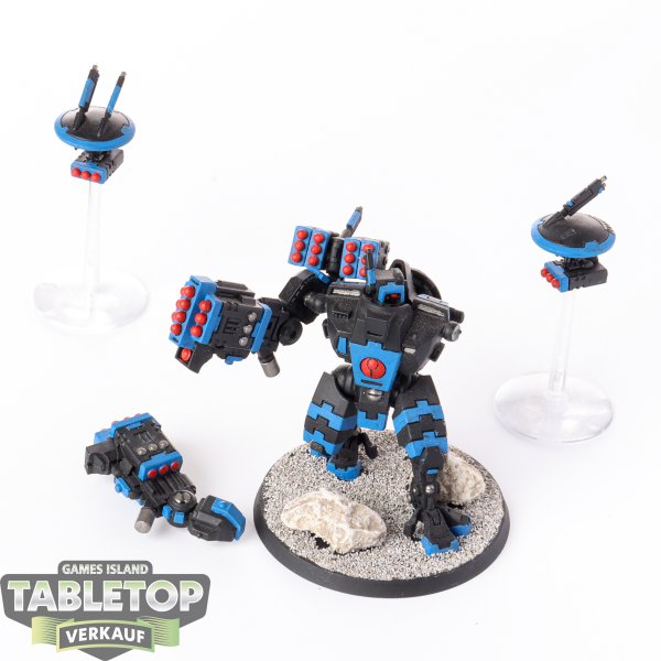 Tau Empire - XV88 Broadside Battlesuit - bemalt