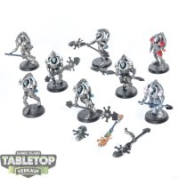 Necrons - 8x Triarch Praetorians - teilweise bemalt