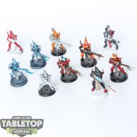 Drukhari - 10x Kabalite Warriors - teilweise bemalt