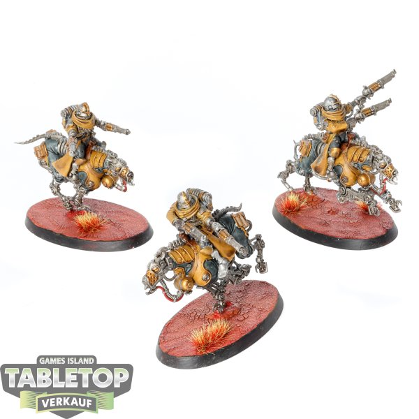 Adeptus Mechanicus - 3 Serberys Sulphurhounds - bemalt