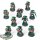 Dark Angels - 10 x Tactical Squad klassisch - bemalt