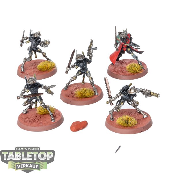 Adeptus Mechanicus - 5 Sicarian Infiltrators - teilweise bemalt