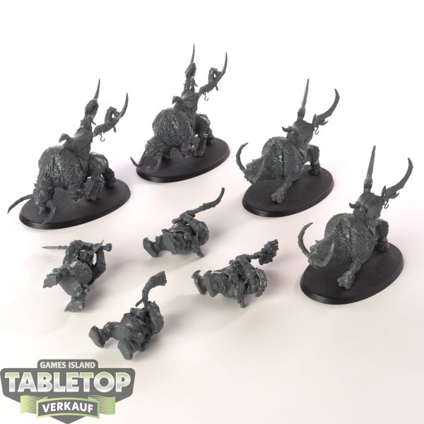 Ogor Mawtribes - 4 x Mournfang Pack - unbemalt