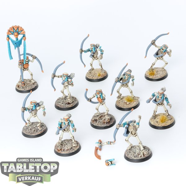 Tomb Kings of Khemri - 10 x Skeleton Warriors klassisch - bemalt