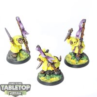 Skaven - 9 x Plague Monks - bemalt