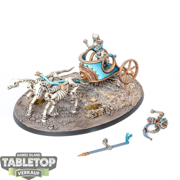 Tomb Kings of Khemri - Skeleton Chariot klassisch - bemalt