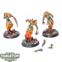 Chaos Dwarfs - 3 x KDaai Fireborn - bemalt