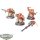 Chaos Dwarfs - 3 x Infernal Guard Command - gut bemalt