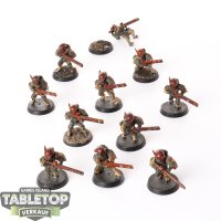 Tau Empire - 11x Fire Warriors - klassisch - bemalt