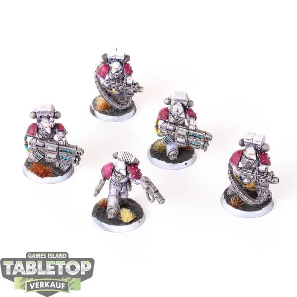 Space Marines - 5 Devastator Squad - gut bemalt