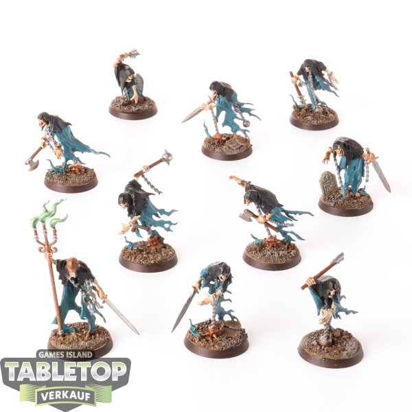 Nighthaunt - 10 Chainrasp Hordes - bemalt