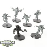 Space Wolves - 6 x Wulfen - teilweise bemalt