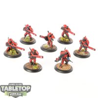 Tau Empire - 7 x Fire Warriors klassisch - bemalt