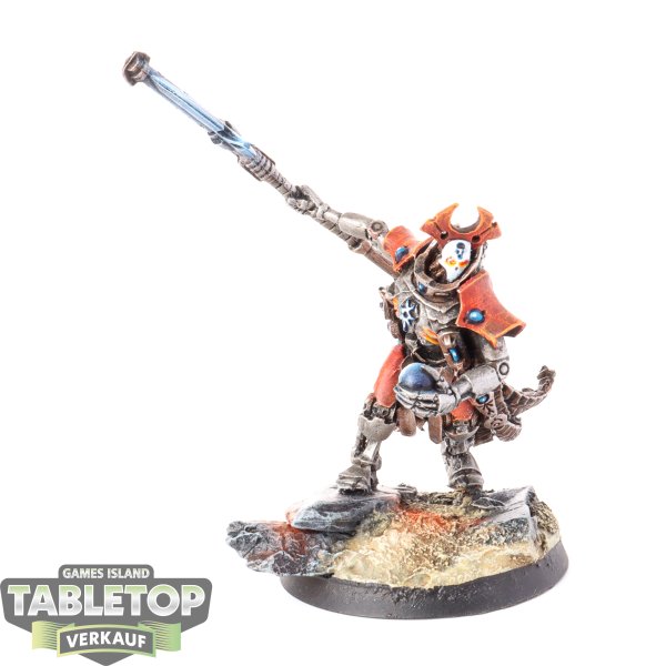 Necrons - Necron Overlord with Warscythe klassisch - bemalt