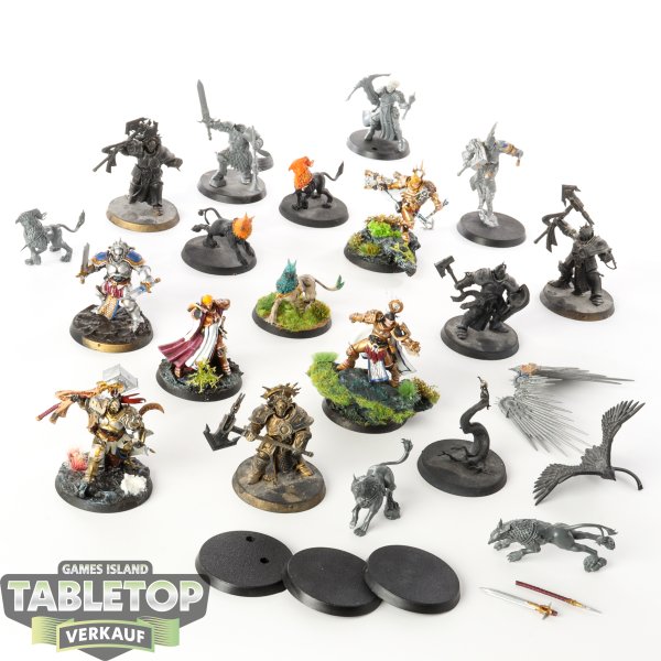 Stormcast Eternals - 19x Diverse Modelle - teilweise bemalt