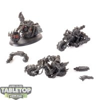 Orks - 3 Warbiker Mob - teilweise bemalt