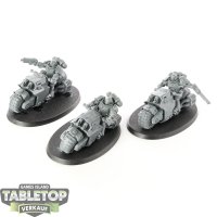 Space Marines - 3 - Outriders - unbemalt