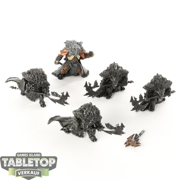 Hordes - 5 - Warpborn Skinwalkers - teilweise bemalt