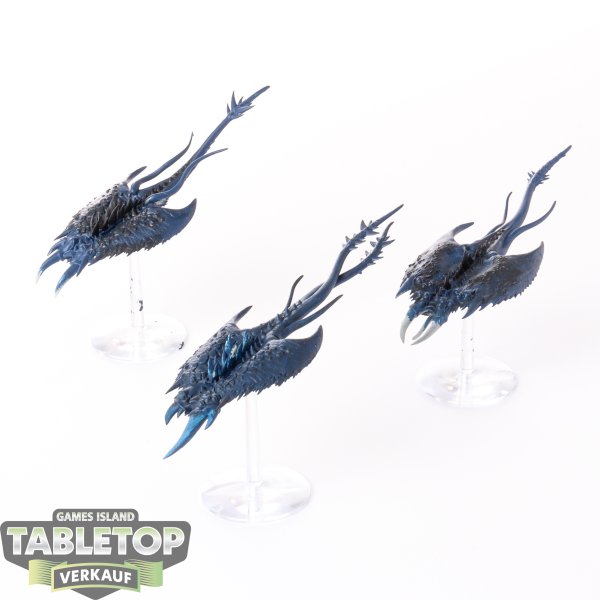 Disciples of Tzeentch - 3 x Screamers of Tzeentch - teilweise bemalt