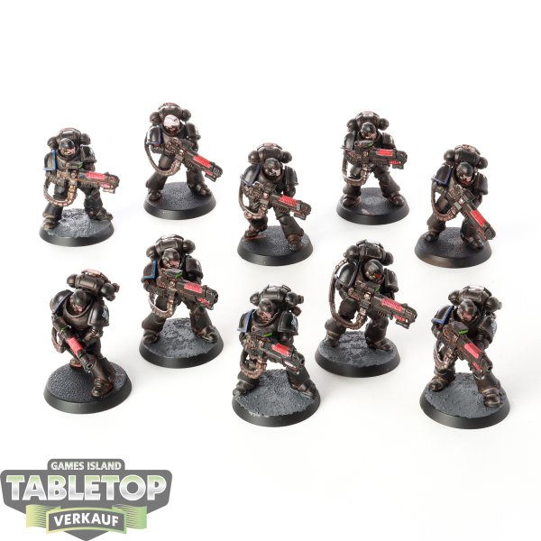 Raven Guard - 10 x Primaris Hellblasters - bemalt