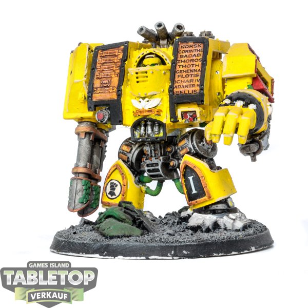 Imperial Fists - 1 - Primaris Lieutenant Venerable Dreadnought - bemalt