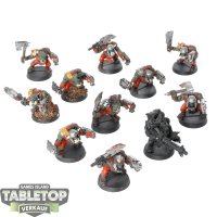 Orks - 11 x Ork Boyz   - teilweise bemalt