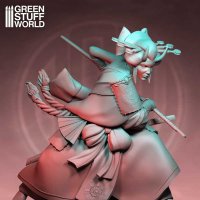 Green Stuff World - Oda Models - Jin, the wind dancer