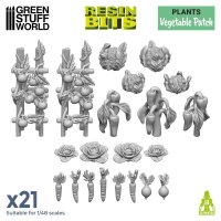Green Stuff World - 3D printed set - Vegetable Patch