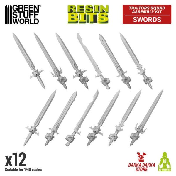 Green Stuff World - DakkaDakka - TRAITORS SQUAD - Swords
