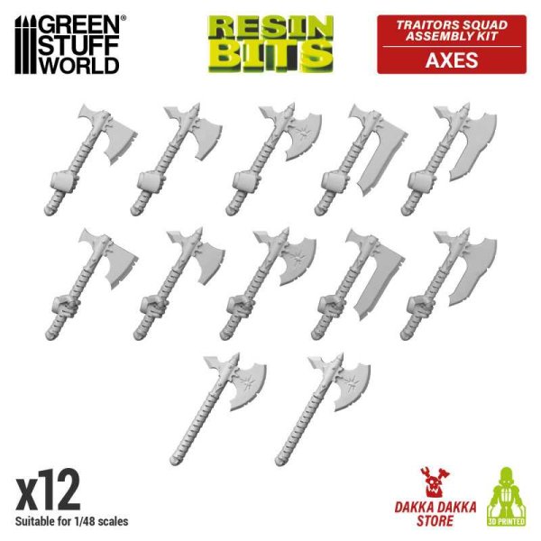 Green Stuff World - DakkaDakka - TRAITORS SQUAD - Axes