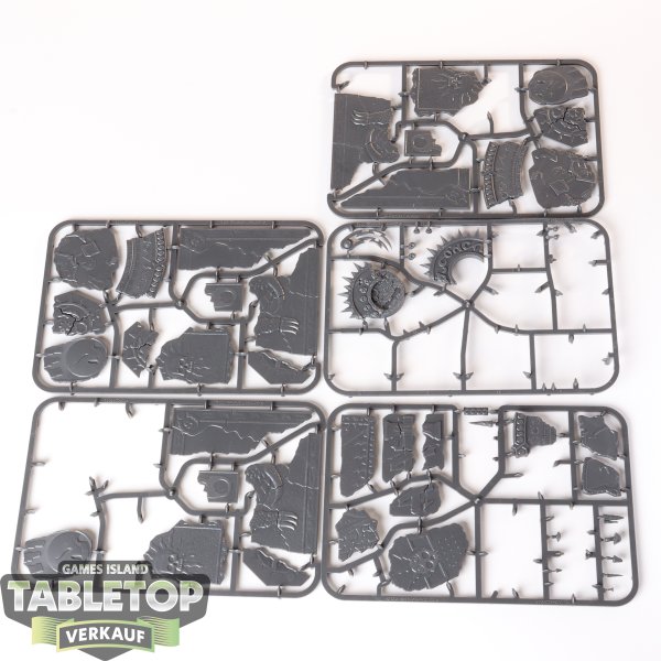 Bases - Shattered Dominion Large Base Detail Kit - im Gussrahmen