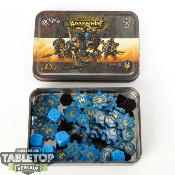 Warmachine -  MK1 Tokens and Dice (GF9) - unbemalt